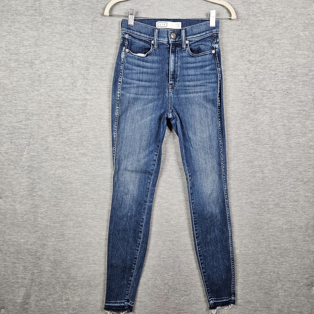 AYR Neon Jupiter Blue Skinny Women's Casual Jean Size W27